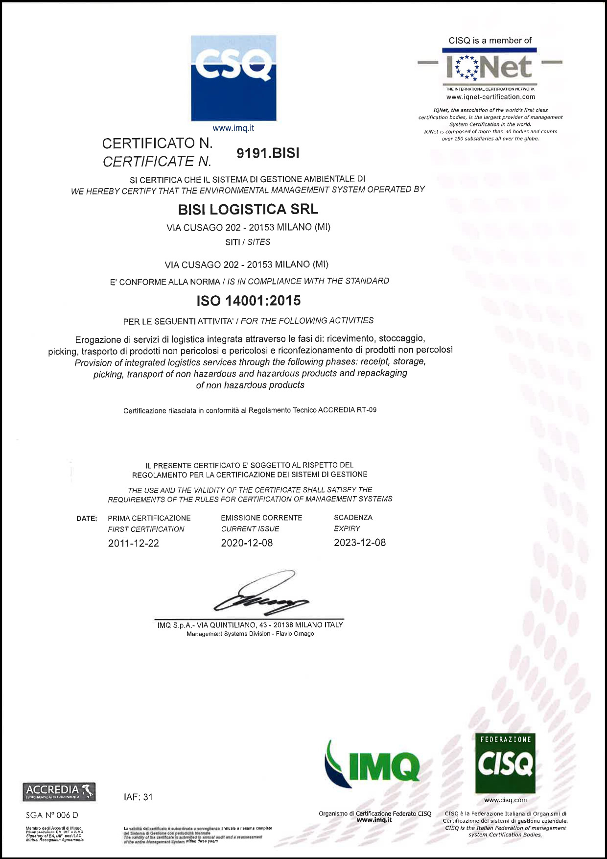 ISO 14001:2015