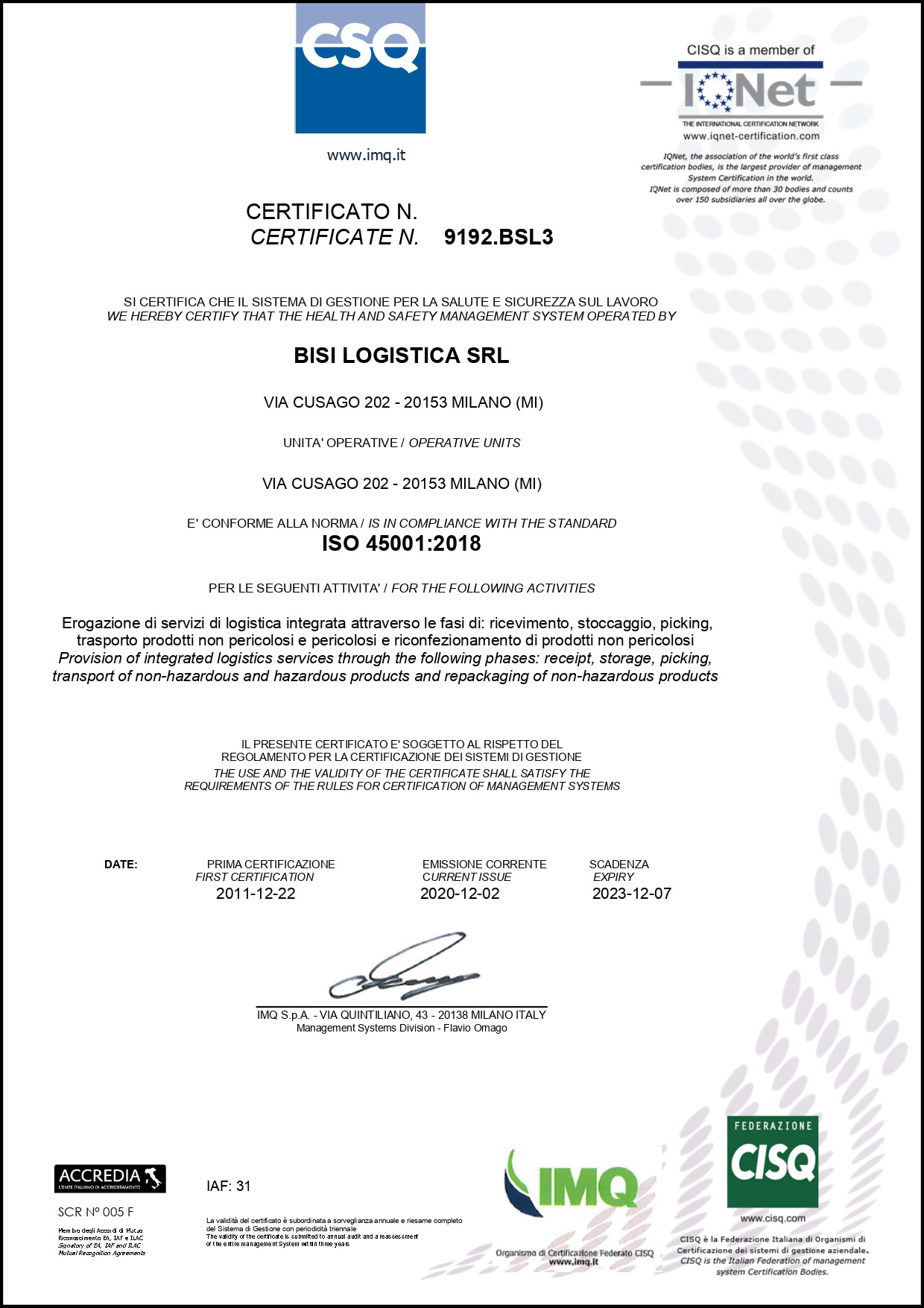 ISO 45001-2018