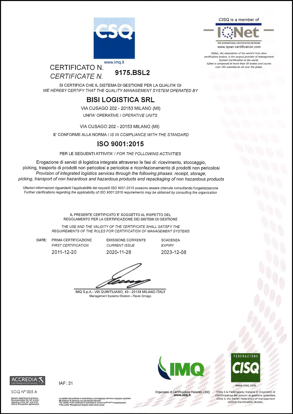 ISO 9001:2015